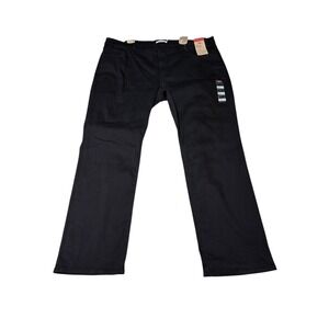 NWT Levi's 314 Shaping Straight Jeans‎ Black Stellar Mid Rise Women's 24W x L32